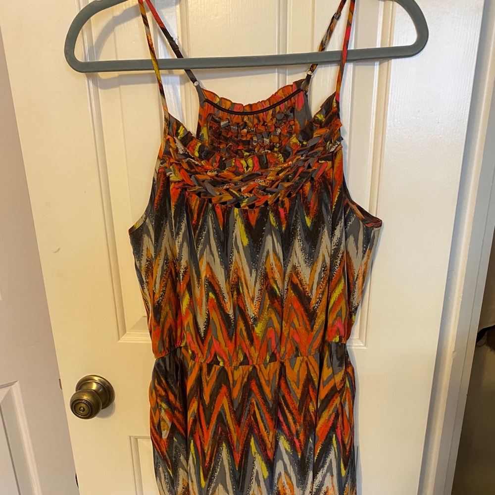 charlie jade cinched waist mini dress. Size L
